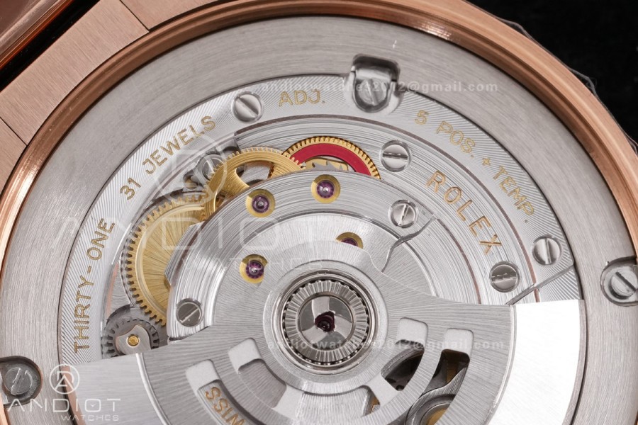 Day Date 40 RG 228235 RCF 1:1 Best Edition Brown Roman Dial on President Bracelet VR3255 (211g)