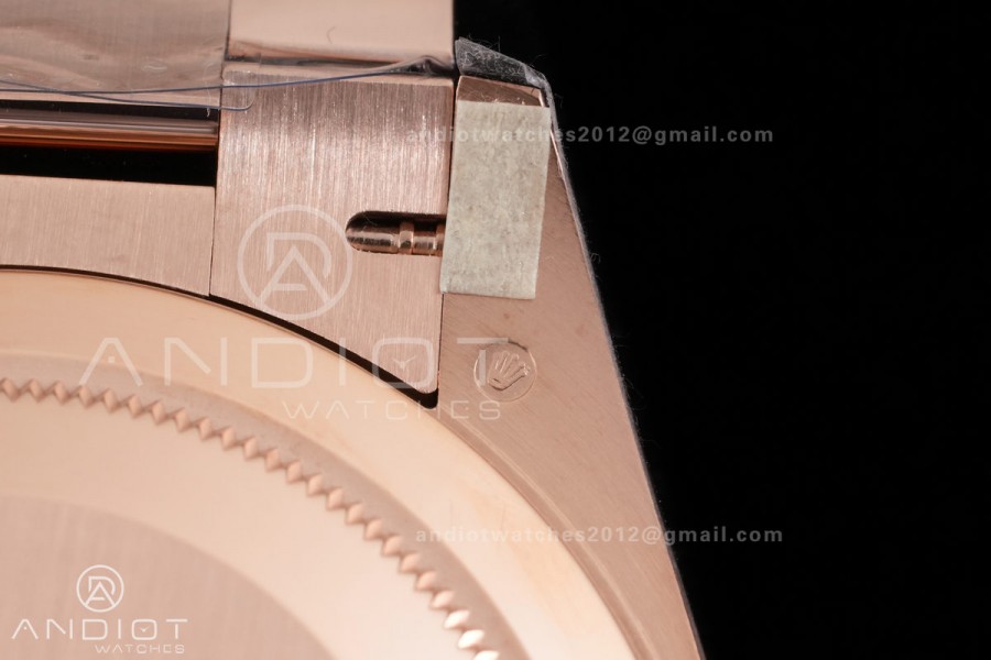 Day Date 40 RG 228235 RCF 1:1 Best Edition Brown Roman Dial on President Bracelet VR3255 (211g)