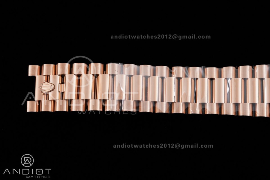 Day Date 40 RG 228235 RCF 1:1 Best Edition Brown Roman Dial on President Bracelet VR3255 (211g)