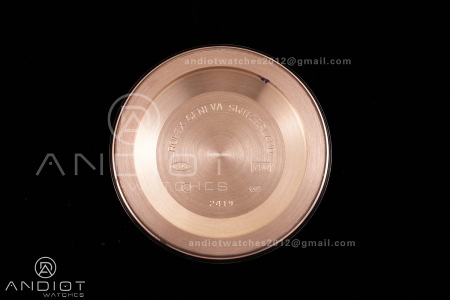 Day Date 40 RG 228235 RCF 1:1 Best Edition Brown Roman Dial on President Bracelet VR3255 (211g)