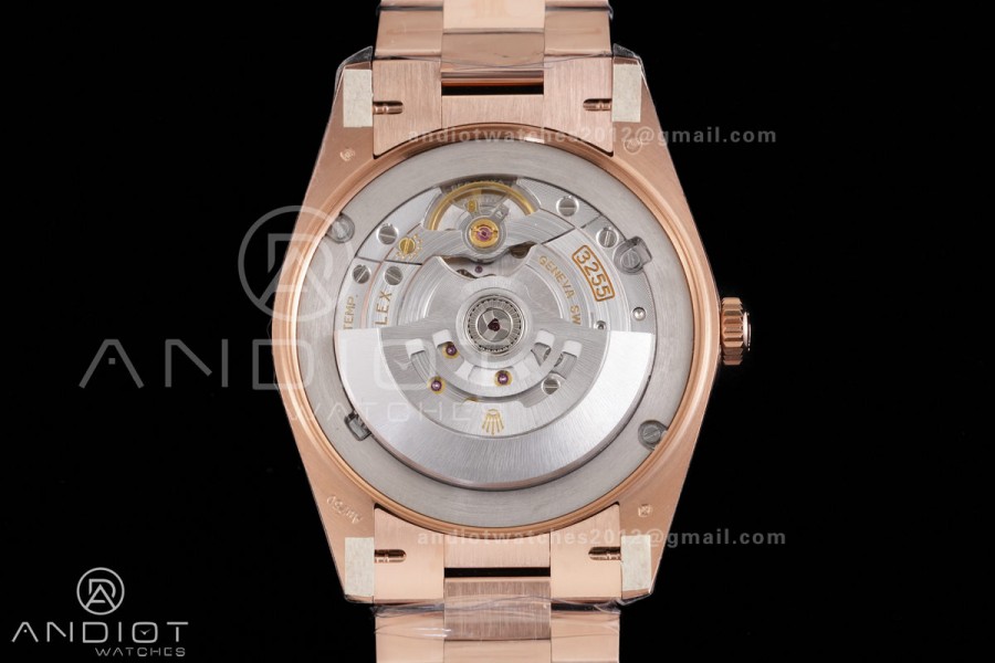  Day Date 40 RG 228235 RCF 1:1 Best Edition Drak Gray Roman Dial on President Bracelet VR3255 (211g)