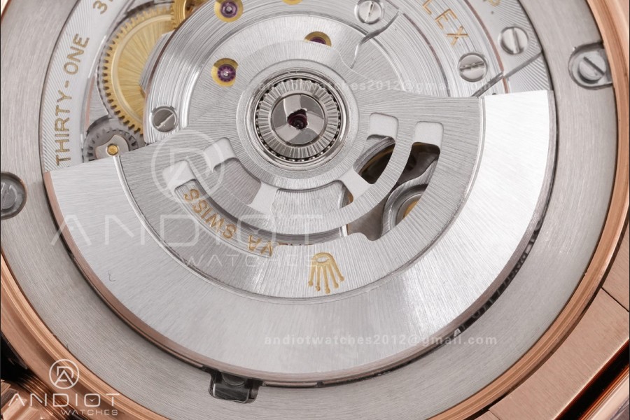  Day Date 40 RG 228235 RCF 1:1 Best Edition Drak Gray Roman Dial on President Bracelet VR3255 (211g)