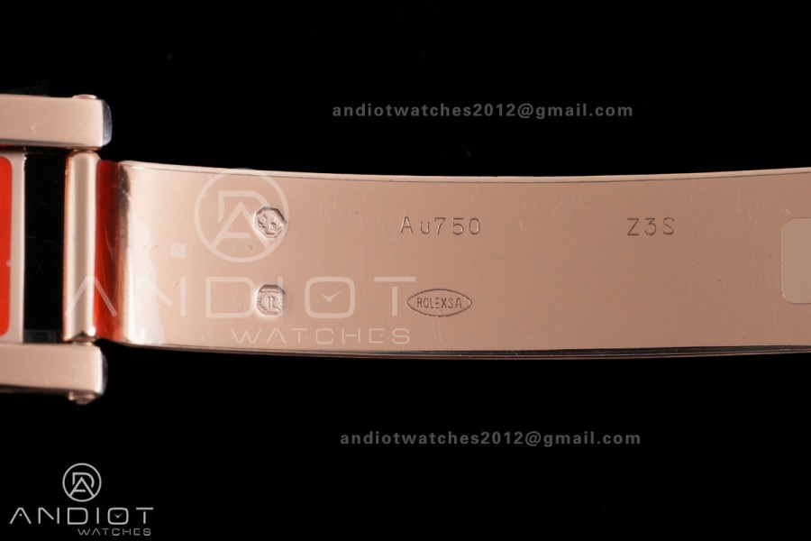  Day Date 40 RG 228235 RCF 1:1 Best Edition Drak Gray Roman Dial on President Bracelet VR3255 (211g)