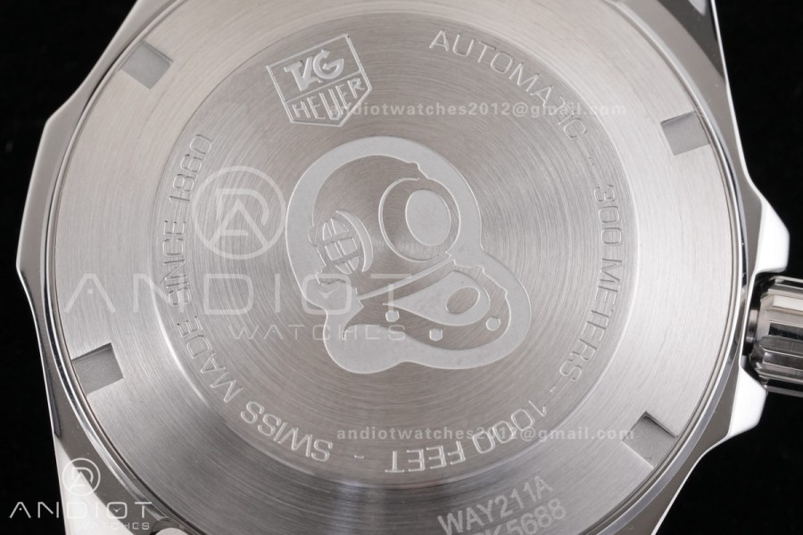 Aquaracer Caliber 5 41mm SS/SS Black Original Factory SW200