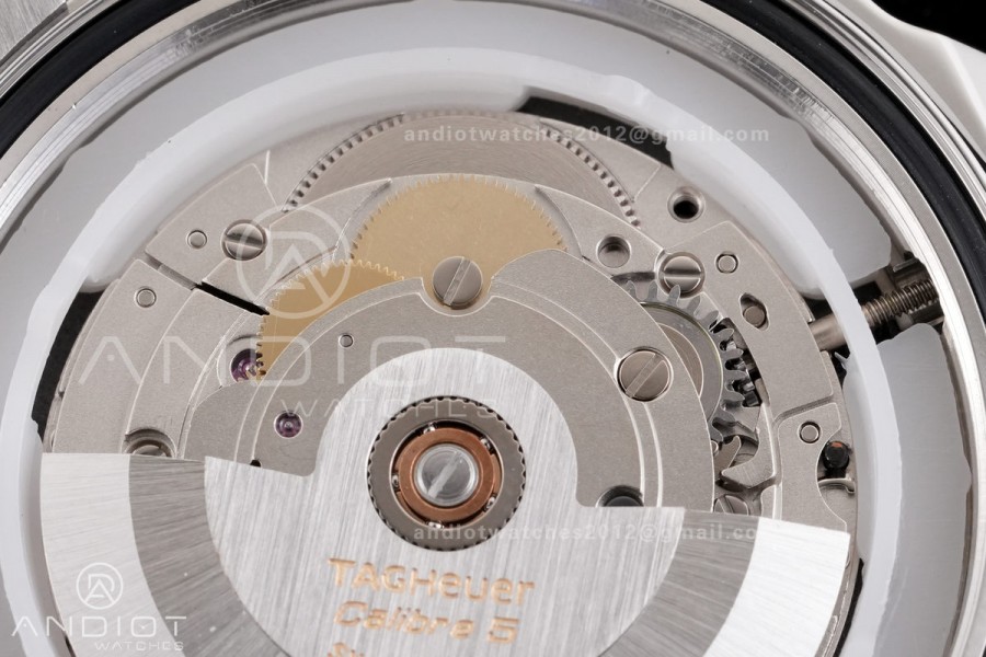 Aquaracer Caliber 5 41mm SS/SS Black Original Factory SW200