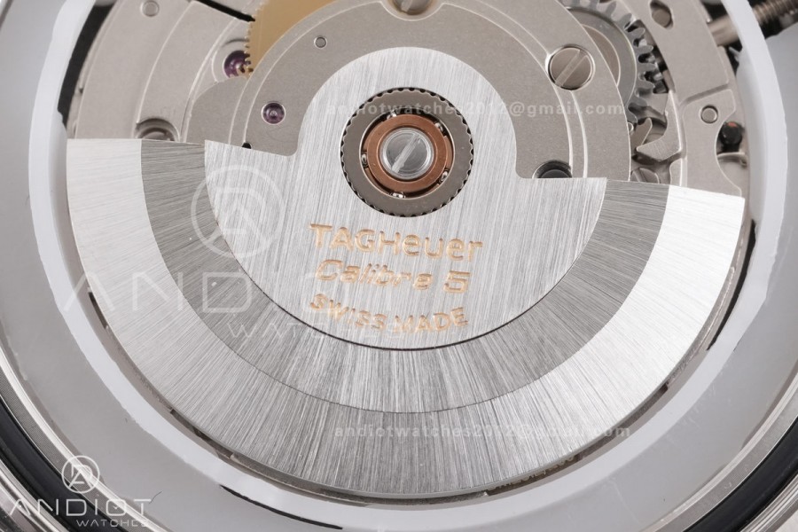 Aquaracer Caliber 5 41mm SS/SS Black Original Factory SW200