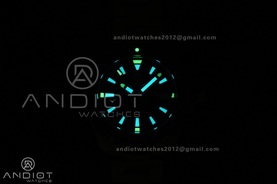 Aquaracer Caliber 5 41mm SS/SS Black Original Factory SW200