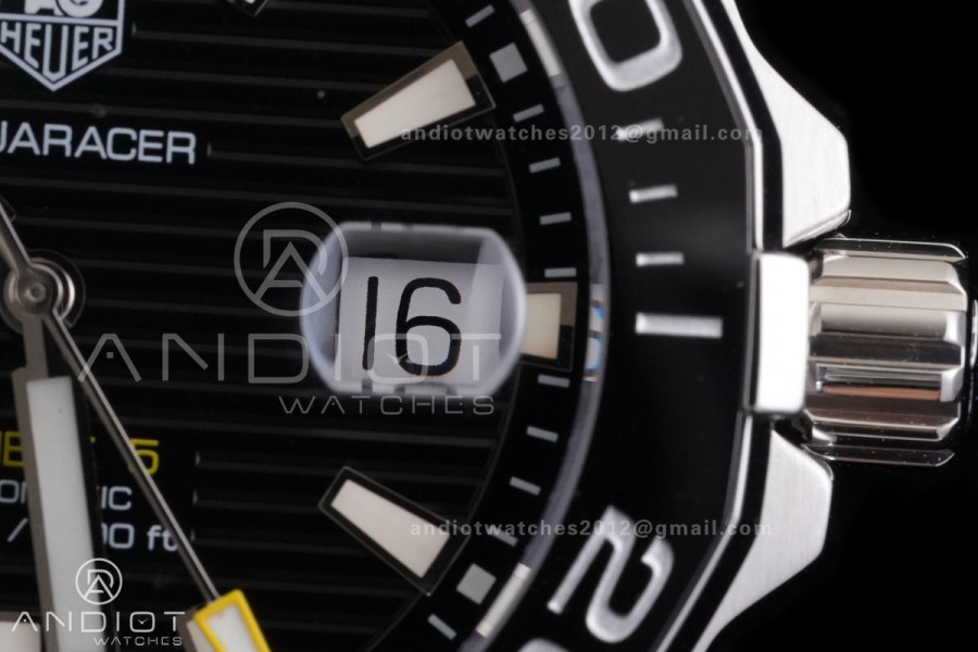 Aquaracer Caliber 5 41mm SS/SS Black Original Factory SW200