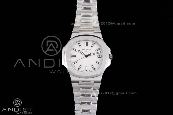 Nautilus 5711 DDF 1:1 Best Edition White Dial on SS Bracelet DD330 Super Clone