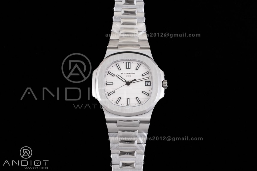 Nautilus 5711 DDF 1:1 Best Edition White Dial on SS Bracelet DD330 Super Clone