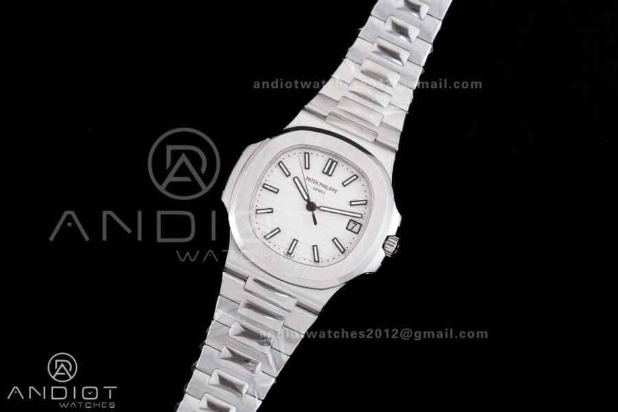 Nautilus 5711 DDF 1:1 Best Edition White Dial on SS Bracelet DD330 Super Clone