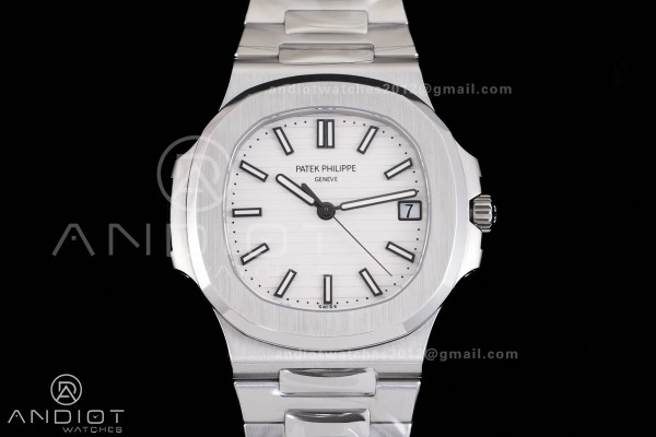 Nautilus 5711 DDF 1:1 Best Edition White Dial on SS Bracelet DD330 Super Clone