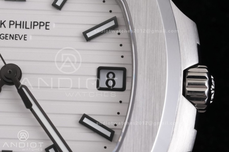 Nautilus 5711 DDF 1:1 Best Edition White Dial on SS Bracelet DD330 Super Clone
