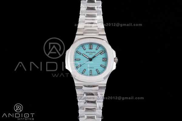 Nautilus 5711 DDF 1:1 Best Edition Tiffany Blue Dial on SS Bracelet DD330 Super Clone