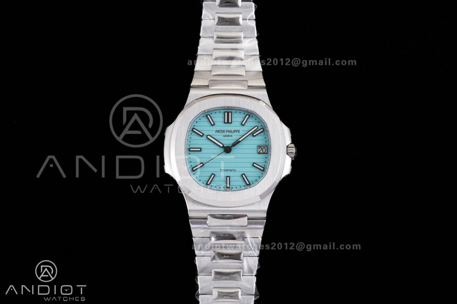 Nautilus 5711 DDF 1:1 Best Edition Tiffany Blue Dial on SS Bracelet DD330 Super Clone