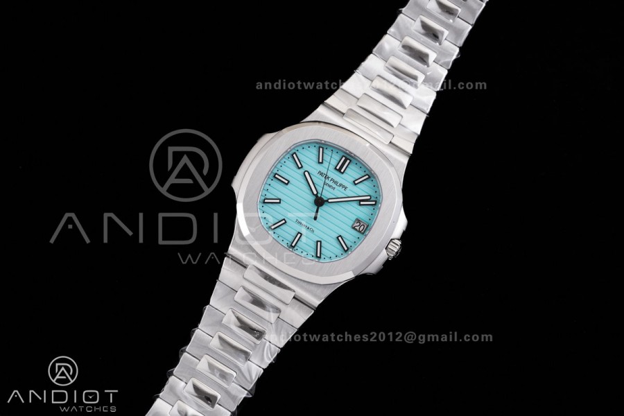 Nautilus 5711 DDF 1:1 Best Edition Tiffany Blue Dial on SS Bracelet DD330 Super Clone