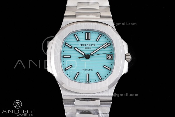 Nautilus 5711 DDF 1:1 Best Edition Tiffany Blue Dial on SS Bracelet DD330 Super Clone