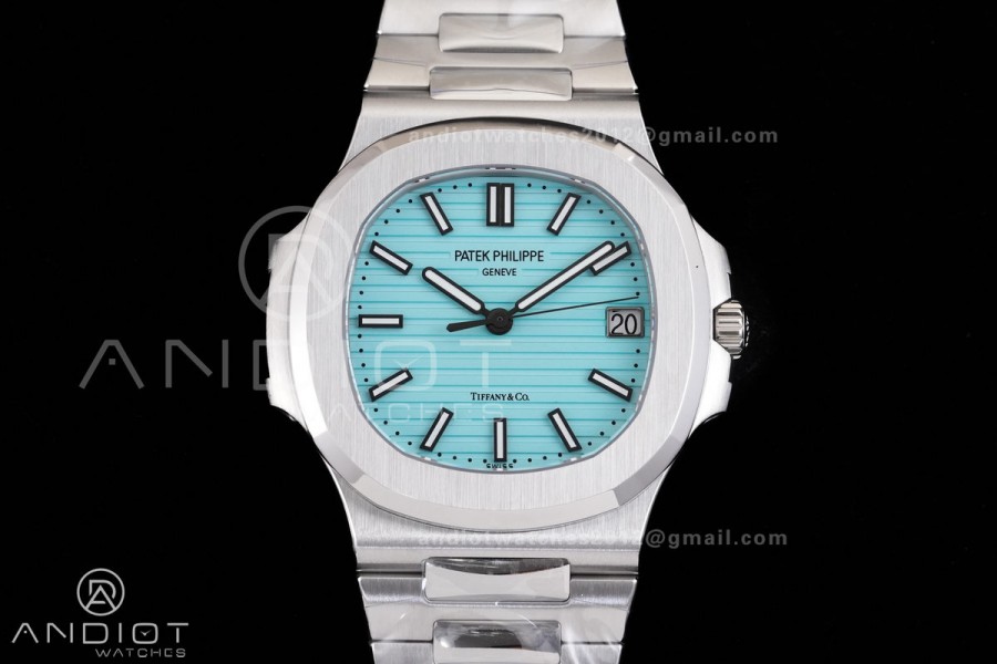 Nautilus 5711 DDF 1:1 Best Edition Tiffany Blue Dial on SS Bracelet DD330 Super Clone