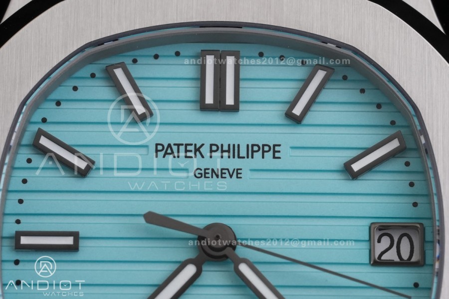 Nautilus 5711 DDF 1:1 Best Edition Tiffany Blue Dial on SS Bracelet DD330 Super Clone