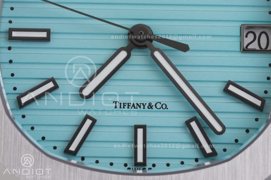 Nautilus 5711 DDF 1:1 Best Edition Tiffany Blue Dial on SS Bracelet DD330 Super Clone