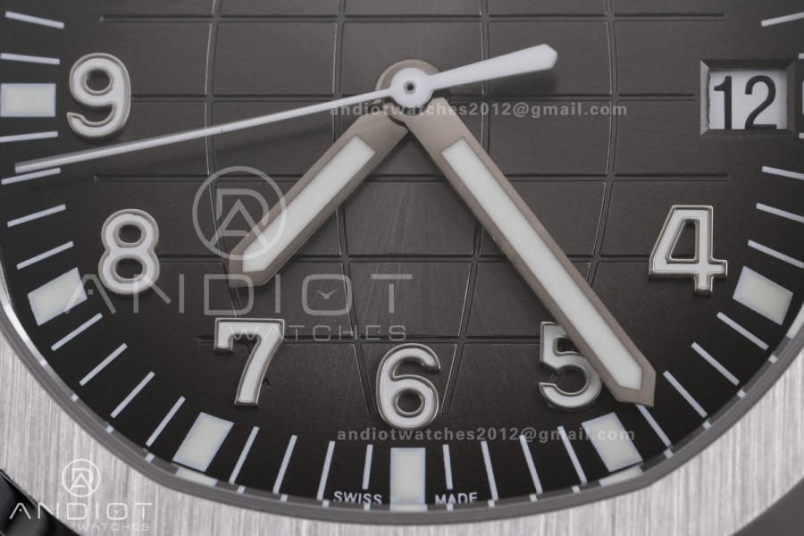 Aquanaut 5167 SS BBF 1:1 Best Edition Gray Dial on Orange Rubber Strap DD324 Super Clone