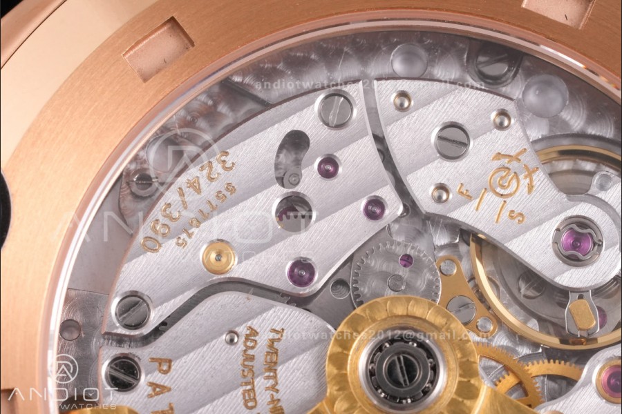 Aquanaut 5167 RG BBF 1:1 Best Edition Brown Dial on Brown Rubber Strap DD324 Super Clone