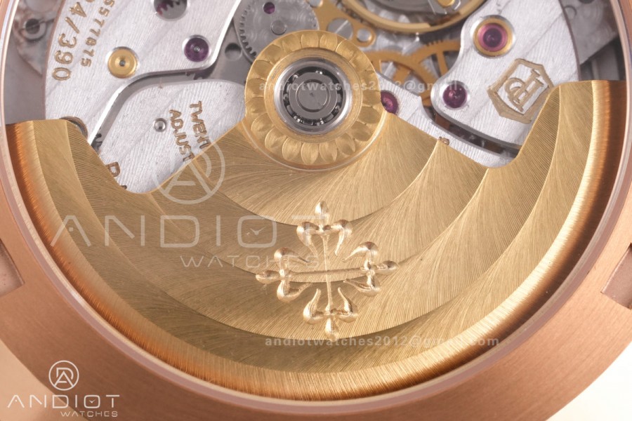 Aquanaut 5167 RG BBF 1:1 Best Edition Brown Dial on Brown Rubber Strap DD324 Super Clone