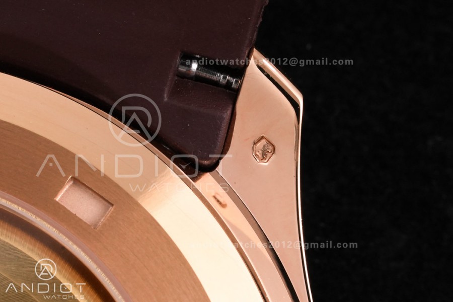 Aquanaut 5167 RG BBF 1:1 Best Edition Brown Dial on Brown Rubber Strap DD324 Super Clone