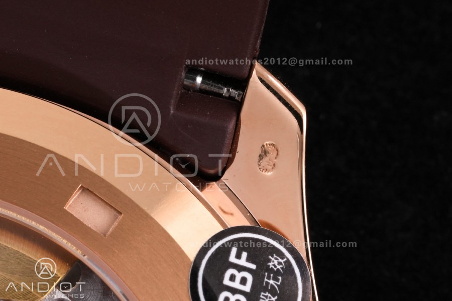 Aquanaut 5167 RG BBF 1:1 Best Edition Brown Dial on Brown Rubber Strap DD324 Super Clone