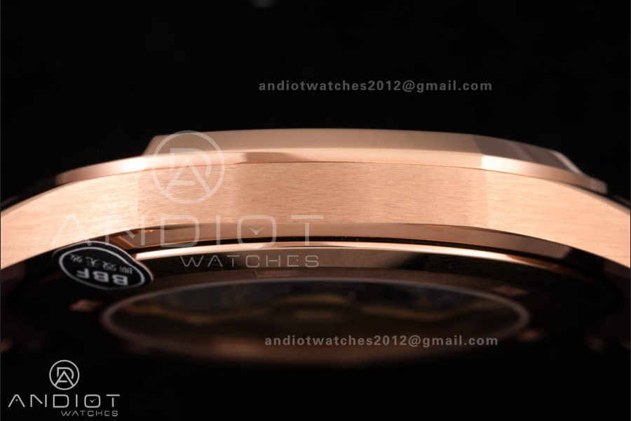 Aquanaut 5167 RG BBF 1:1 Best Edition Brown Dial on Brown Rubber Strap DD324 Super Clone