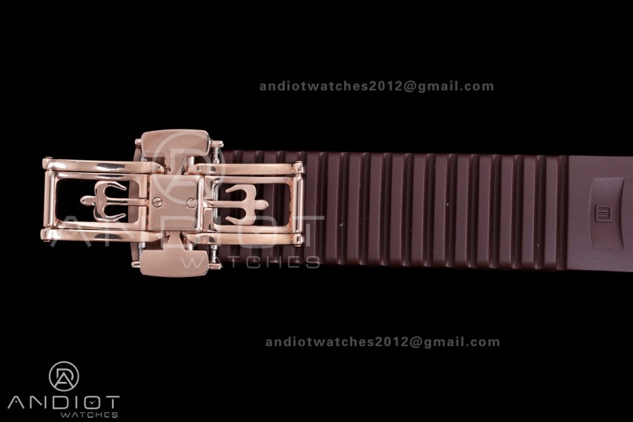 Aquanaut 5167 RG BBF 1:1 Best Edition Brown Dial on Brown Rubber Strap DD324 Super Clone