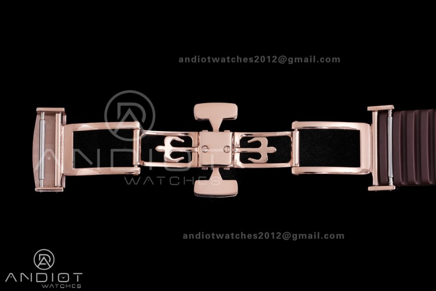 Aquanaut 5167 RG BBF 1:1 Best Edition Brown Dial on Brown Rubber Strap DD324 Super Clone