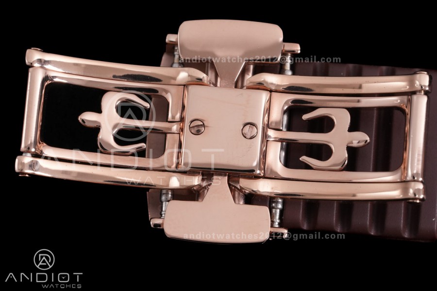 Aquanaut 5167 RG BBF 1:1 Best Edition Brown Dial on Brown Rubber Strap DD324 Super Clone