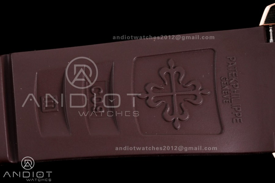 Aquanaut 5167 RG BBF 1:1 Best Edition Brown Dial on Brown Rubber Strap DD324 Super Clone