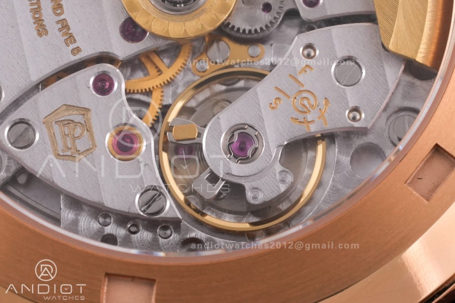 Aquanaut 5167 RG BBF 1:1 Best Edition Brown Dial on Brown Rubber Strap DD324 Super Clone