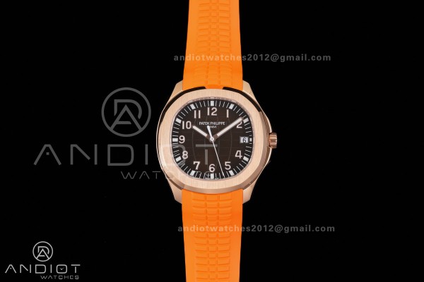 Aquanaut 5167 RG BBF 1:1 Best Edition Brown Dial o...