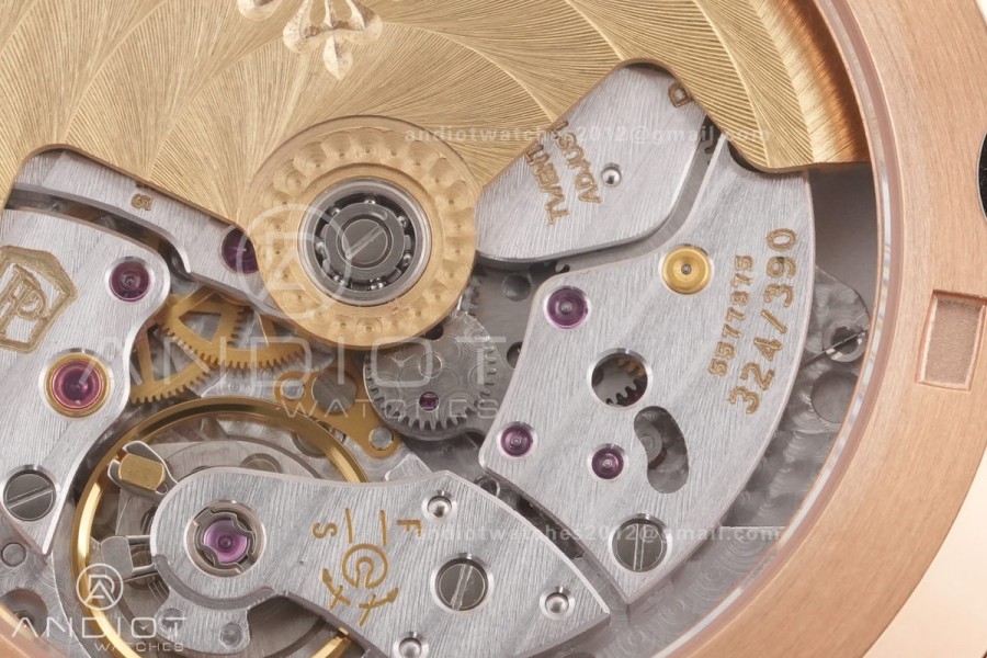 Aquanaut 5167 RG BBF 1:1 Best Edition Brown Dial on Orange Rubber Strap DD324 Super Clone