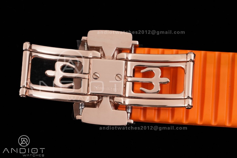 Aquanaut 5167 RG BBF 1:1 Best Edition Brown Dial on Orange Rubber Strap DD324 Super Clone
