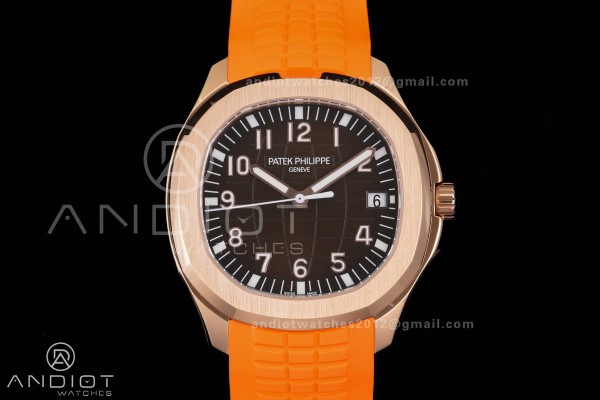 Aquanaut 5167 RG BBF 1:1 Best Edition Brown Dial o...