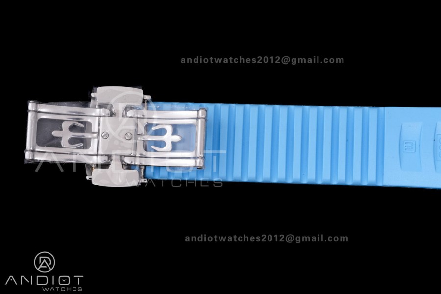 Aquanaut 5167 SS BBF 1:1 Best Edition Gray Dial on Blue Rubber Strap DD324 Super Clone