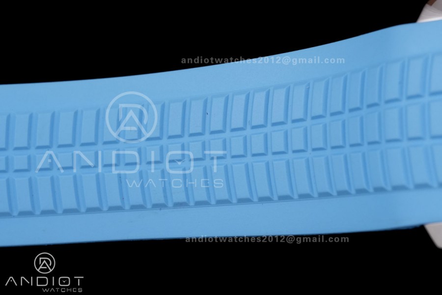 Aquanaut 5167 SS BBF 1:1 Best Edition Gray Dial on Blue Rubber Strap DD324 Super Clone