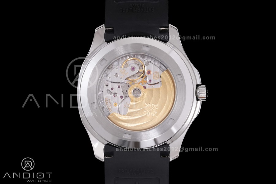 Aquanaut 5167 SS BBF 1:1 Best Edition Gray Dial on Black Rubber Strap DD324 Super Clone