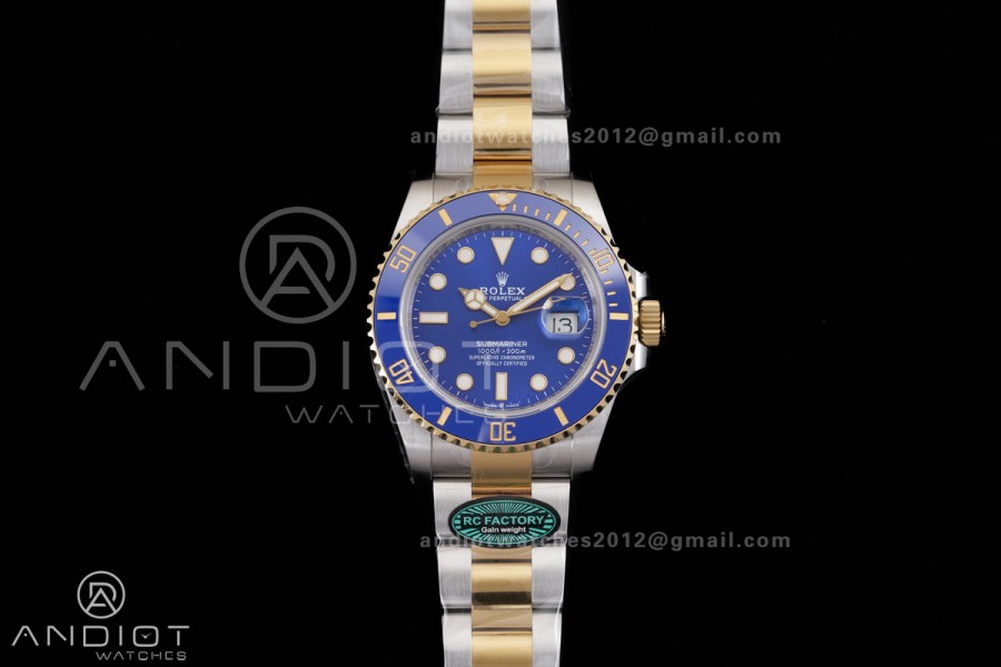 Submariner 126613LB RCF 1:1 Best Edition Blue Dial On SS/YG Bracelet SH3235 Gain Weight （176g）	