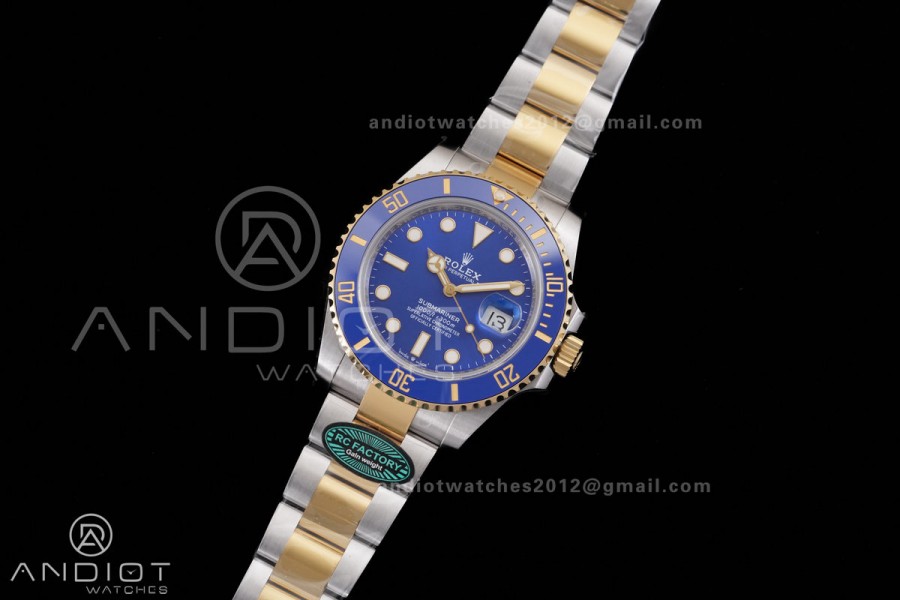 Submariner 126613LB RCF 1:1 Best Edition Blue Dial On SS/YG Bracelet SH3235 Gain Weight （176g）	