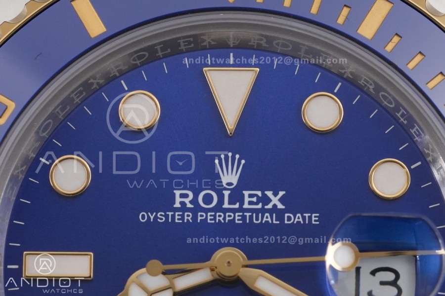 Submariner 126613LB RCF 1:1 Best Edition Blue Dial On SS/YG Bracelet SH3235 Gain Weight （176g）	