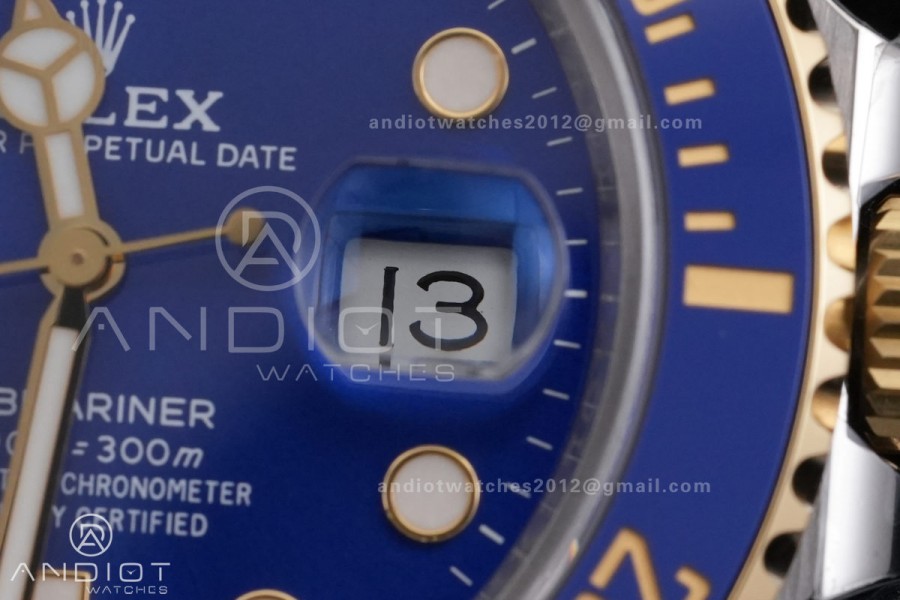 Submariner 126613LB RCF 1:1 Best Edition Blue Dial On SS/YG Bracelet SH3235 Gain Weight （176g）	