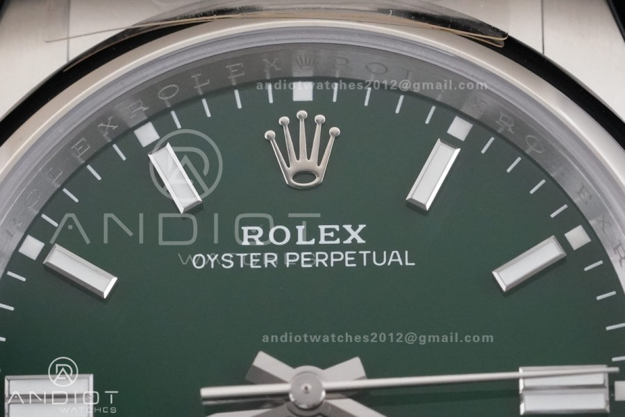 Oyster Perpetual 126000 36mm RCF 1:1 Best Edition 904L Steel Green Dial VR3230