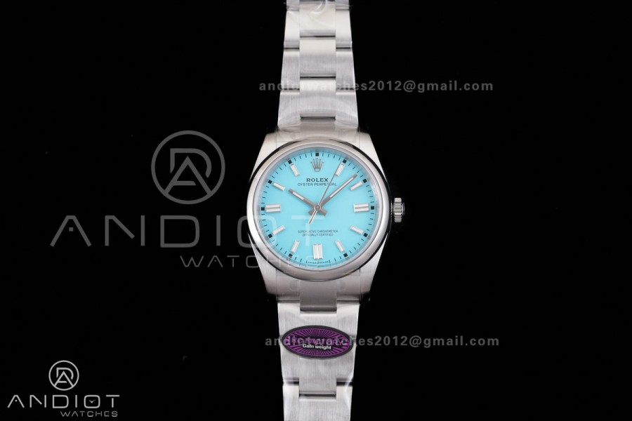 Oyster Perpetual 126000 36mm RCF 1:1 Best Edition 904L Steel Tiffany Blue Dial VR3230