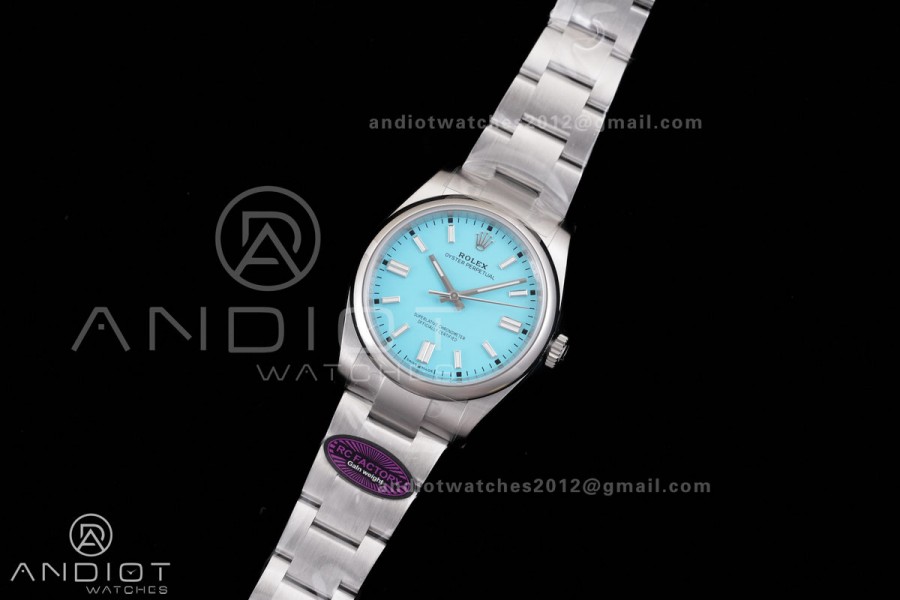 Oyster Perpetual 126000 36mm RCF 1:1 Best Edition 904L Steel Tiffany Blue Dial VR3230
