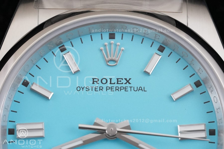 Oyster Perpetual 126000 36mm RCF 1:1 Best Edition 904L Steel Tiffany Blue Dial VR3230
